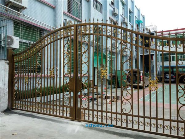 興寧藥監局鐵藝電動八字門